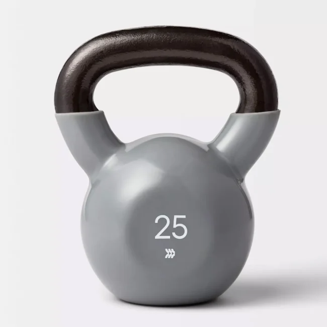 Kettlebell 25lb Gray - All In Motion