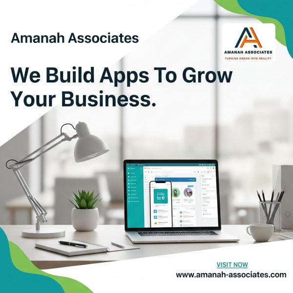 ডিজিটাল যুগে আপনার ব্যবসাকে এগিয়ে নিতে নিন Amanah Associates এর অ্যাপ ডেভেলপমেন্ট সেবা