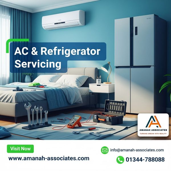 গরমে এসি-ফ্রিজ নিয়ে চিন্তা? সমাধান দিচ্ছে আমানাহ এসোসিয়েটস!