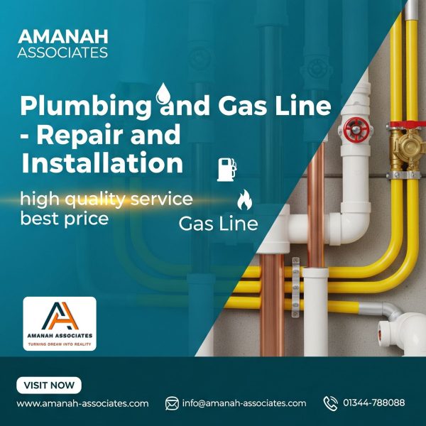 আপনি কি প্লাম্বিং অথবা গ্যাস লাইনের সমস্যা নিয়ে চিন্তিত? 😫 আর নেই চিন্তা!