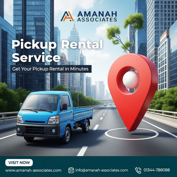 Amanah Associates দিচ্ছে সারাদেশে পিকআপ রেন্টাল সার্ভিস